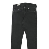 LEVI'S 512 Mens Jeans Black Slim Skinny Denim W26 L26 Slim Fit Zip Closure