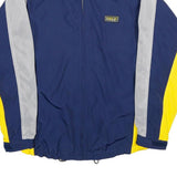 ODLO Mens Blue & Yellow Athletic Jacket M Polyester Zip Colourblock Sportswear