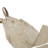 CARHARTT Mens Beige Cotton Blend Dungarees Regular Fit L W40 L28 Workwear
