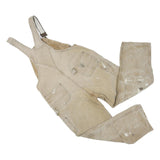 CARHARTT Mens Beige Cotton Blend Dungarees Regular Fit L W40 L28 Workwear