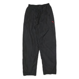 PUMA Boys Joggers Black Slim Tapered 2XL W25 L30 Sports Logo Comfortable Fit