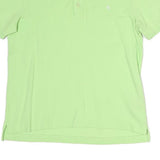 LAUREN RALPH LAUREN Womens Green Short Sleeve Plain M Cotton Polo Shirt Casual