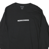 CHAMPION Mens Black Redrockskids Graphic Long Sleeve Crew Neck T-Shirt M