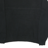 NAUTICA Mens Black Cotton Plain Crew Neck Basic Knit Jumper XL Casual