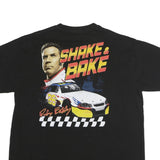 TALLADEGA NIGHTS Mens Black Shake & Bake Graphic T-Shirt XL Short Sleeve Crew
