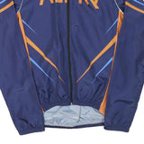 Mens Blue & Orange ALPIQ Polyester Blend Track Jacket M Sports Casual