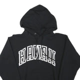 HANES Mens Black Hawaii Pullover Hoodie S Cotton Blend Casual Streetwear