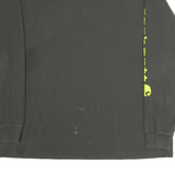CARHARTT Mens Black Long Sleeve Crew Neck Graphic T-Shirt XL Cotton