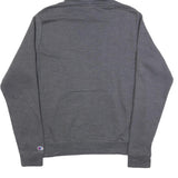 CHAMPION Mens Grey Hoodie M Cotton Blend Pullover Casual Streetwear