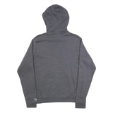 CHAMPION Mens Grey Hoodie M Cotton Blend Pullover Casual Streetwear