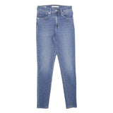 LEVI'S Mile High Super Skinny Womens Jeans Blue Slim Skinny Denim Medium W25 L28