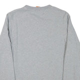 NIKE Mens Grey International Crew Neck S Cotton Blend Sweatshirt