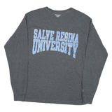 CHAMPION Mens Grey Salve Regina University Graphic T-Shirt M Long Sleeve Crew