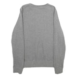 TRUE RELIGION Mens Grey Cotton Blend Sweatshirt Crew Neck M Casual Pullover