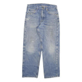 CARHARTT Mens Blue Regular Straight Denim Rinse W32 L30 Durable Cotton Blend