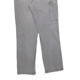 CARHARTT Mens Cotton Blend Grey Relaxed Fit Straight Trousers W34 L32 Workwear