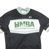 PEARL IZUMI Mens Black & Green Hoosier Mountain Bike Association Cycling Jersey
