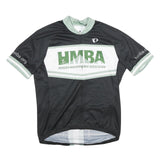 PEARL IZUMI Mens Black & Green Hoosier Mountain Bike Association Cycling Jersey