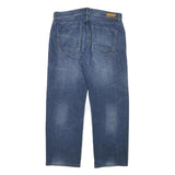 DKNY Womens Jeans Blue Relaxed Straight Denim Medium W32 L27 Classic Style