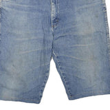 WRANGLER Mens Shorts Blue Denim Casual L W38 Cotton Blend Comfort Fit