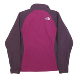 THE NORTH FACE Womens Purple & Plum Zip Up Polyester Jacket M Fleece Outdoor