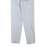 LEVI'S Womens Regular Fit Straight Blue Denim Light W24 L30 Cotton Blend Zip