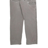CARHARTT Relaxed Fit Mens Cotton Grey Workwear Trousers W30 L27 Zip Closure