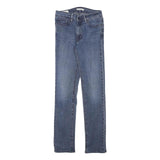 LEVI'S Womens Slim Blue Denim Classic W25 L29 Zip Jeans Stylish Comfort
