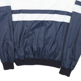 KILLY Mens Blue & White Zip Jacket M Polyester Blend Colourblock Casual