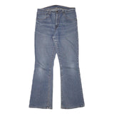 LEVI'S Womens Regular Fit Blue Flared Denim Light W30 L29 Jeans Zip Cotton Blend