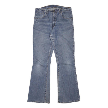 LEVI'S Womens Regular Fit Blue Flared Denim Light W30 L29 Jeans Zip Cotton Blend