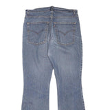 LEVI'S Womens Regular Fit Blue Flared Denim Light W30 L29 Jeans Zip Cotton Blend