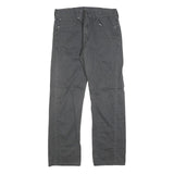 LEVI'S 505 Mens Jeans Black Regular Straight Denim W33 L30 Classic Zip Fly