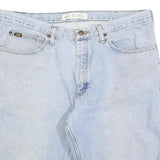 LEE Mens Shorts Blue Denim Relaxed Fit XL W38 Casual Cotton Blend Summer
