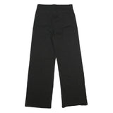 DIVIDED Womens Regular Black Cotton Blend Wide-Leg Jeans W28 L32 Classic Zip