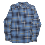 LEVI'S Mens Blue & Yellow Check Shirt S Button Up Casual Cotton Blend
