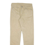 LEVI'S Mens Cotton Blend Beige Slim Straight Trousers W29 L30 Casual Everyday