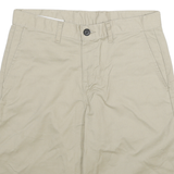 DICKIES Mens Shorts Beige Casual XL W30 Cotton Blend Classic Comfort