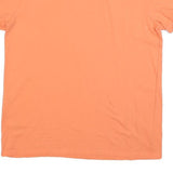 LEVI'S Womens Orange Graphic T-Shirt M Short Sleeve Crew Neck Casual Cotton