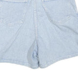 Womens Light Blue Denim Casual Shorts Plain S W26 Summer Casual Wear