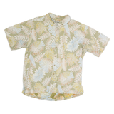 COOKE STREET Mens Beige Hawaiian Shirt XL Cotton Tropical Print Summer Casual