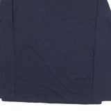 CALVIN KLEIN Mens Navy Blue Long Sleeve Crew Neck Cotton Blend T-Shirt L