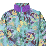 FORRESTERS Mens Multicolour Abstract Print Zip Up Regular Fit Jacket M Polyester