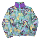 FORRESTERS Mens Multicolour Abstract Print Zip Up Regular Fit Jacket M Polyester