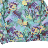FORRESTERS Mens Multicolour Abstract Print Zip Up Regular Fit Jacket M Polyester