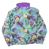 FORRESTERS Mens Multicolour Abstract Print Zip Up Regular Fit Jacket M Polyester