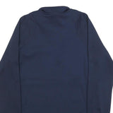 NIKE Mens Navy Crew Neck Sweatshirt S Polyester Sportswear Activewear