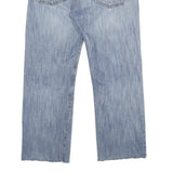 LEVI'S 501 Mens Jeans Blue Classic Straight Denim Light W35 L28 Distressed Raw