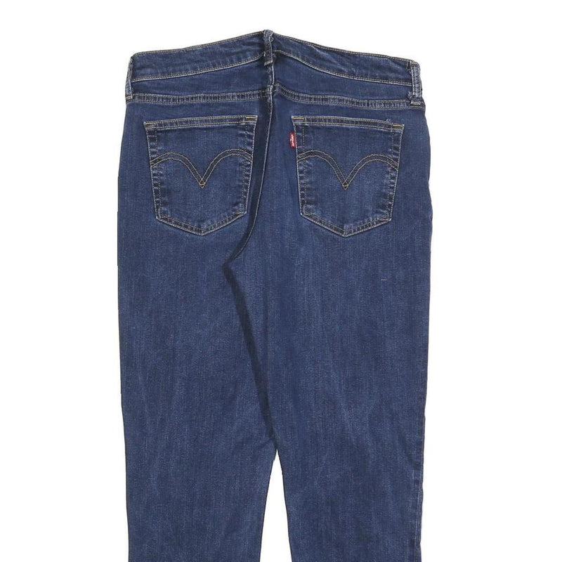LEVI'S Womens Jeans Blue Regular Straight Denim Medium W29 L28 Classic Zip