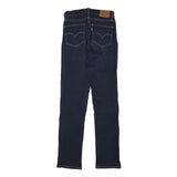 LEVI'S Womens Regular Fit Skinny Blue Denim Cotton Blend Zip W23 L29 Stylish